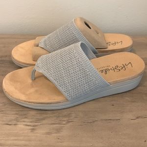 Gray sandals LifeStride velocity 2.0 (comfortable)